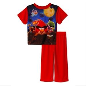 Angry Birds Unisex 2 Piece Short Sleeve Pajama Set